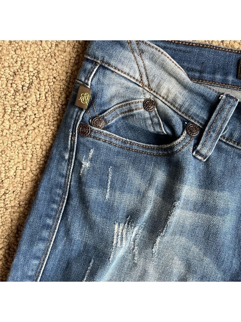 Rock & Republic Banshee High Rise Bootcut Jeans Dark Wash Size 4 - Picture 6 of 15